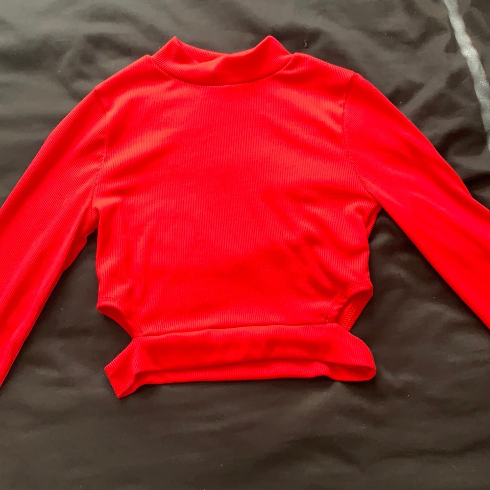 cropped long sleeve